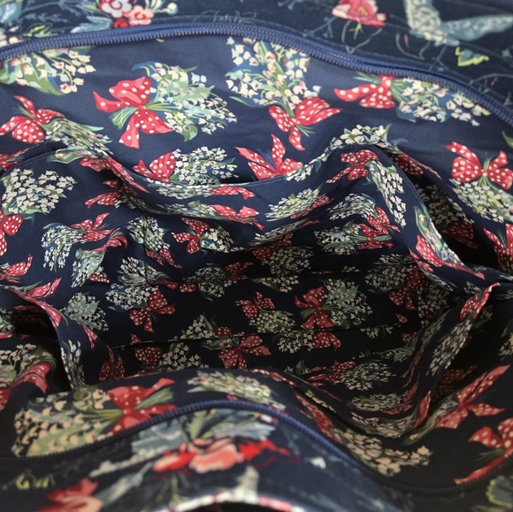 Vera Bradley Vera Tote Bag Rose Toile - Picture 15 of 16